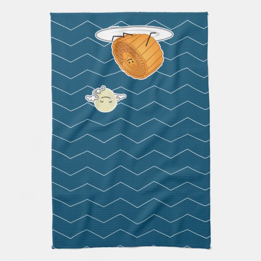 Monte Herbst Festival Moon and Stars Geschirrtuch (Vertikal)