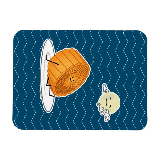 Monte Herbst Festival Moon and Stars Magnet (Horizontal)