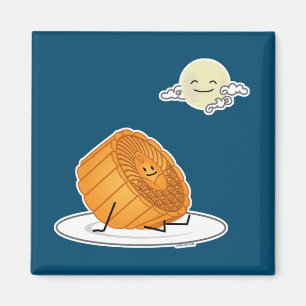 Monte Herbst Festival Moon and Stars Magnet