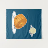 Monte Herbst Festival Moon and Stars Wandteppich (Vorderseite (Horizontal))