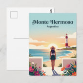 Monte Hermoso Argentinien Postkarte (Vorne/Hinten)