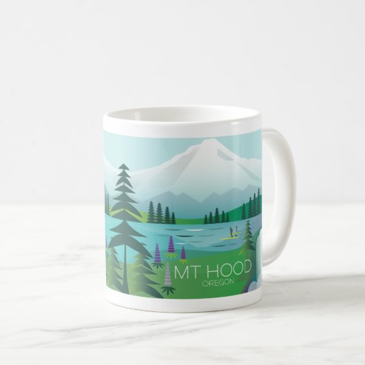 Monte Hood 11oz oder 15oz Tasse (VorderseiteRechts)