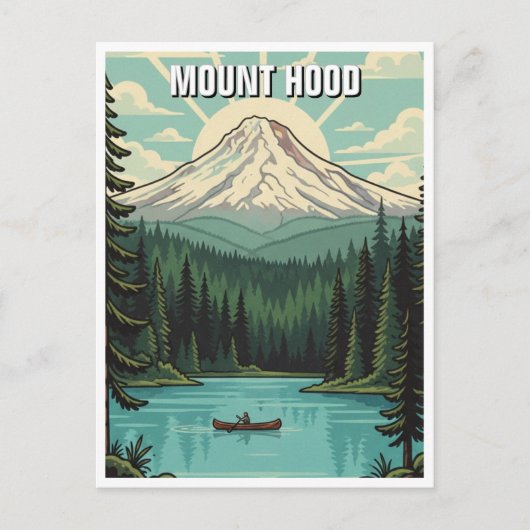 Monte Hood National Forest Oregon Postkarte (Vorderseite)