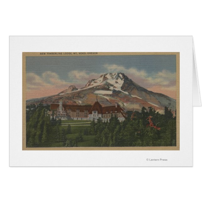 Monte Hood, Oregon - Aussicht auf die neue Timberl (Vorderseite (Horizontal))