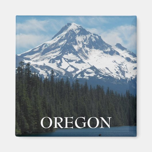 Monte Hood, Oregon Landschaft Magnet (Vorne)
