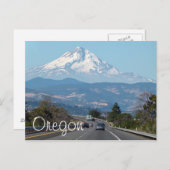 Monte Hood, Oregon Postkarte (Vorne/Hinten)