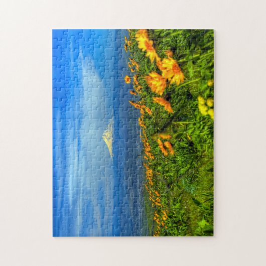 Monte Hood Oregon. Puzzle (Vertikal)
