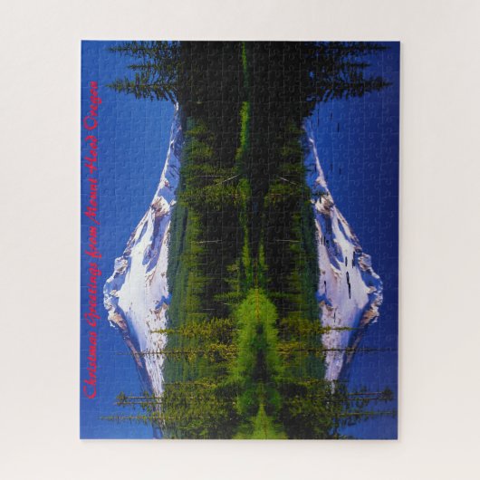 Monte Hood Oregon. Puzzle (Vertikal)