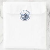 Monte Hood (rd) Runder Aufkleber (Tasche)
