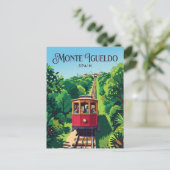 Monte Igueldo Standseilbahn Spanien Postkarte (Stehend Vorderseite)