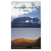 Monte Kilimanjaro und Monte Meru 2023-24 Kalender (Titelbild)