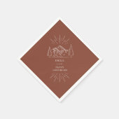 Monte Lema - Monte Tamaro Serviette (Ecke)