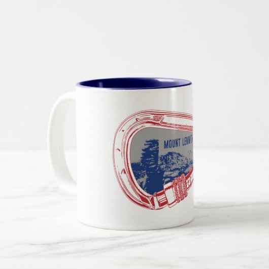 Monte Lemmon Klettergarten Zweifarbige Tasse (Vorderseite Links)