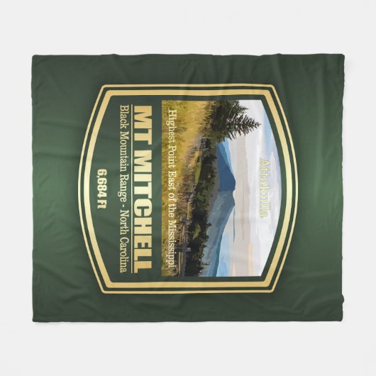 Monte Mitchell (PF) Fleecedecke (Vorderseite (Horizontal))