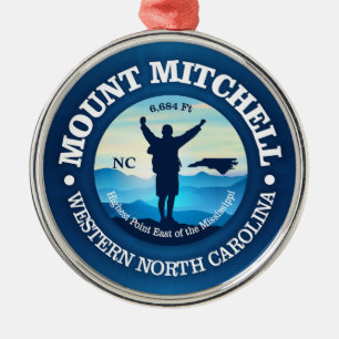 Monte Mitchell (V) Ornament Aus Metall