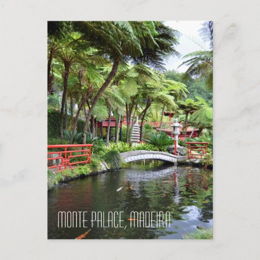 Monte Palace Tropical Gardens Postkarte (Vorderseite)