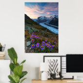 Monte Rosa Glacier | Schweiz Poster (Heimbüro)