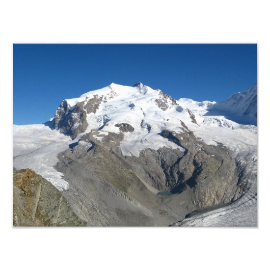 Monte Rosa, Schweizer Alpen Fotodruck (Vorne)