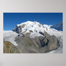 Monte Rosa, Schweizer Alpen Poster