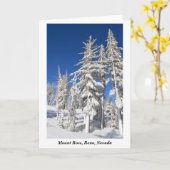 Monte Rose Reno Nevada Fotograf von J.Halko Karte (Gelbe Blume)