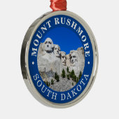 Monte Rusmore Metal Ornament (Rechts)