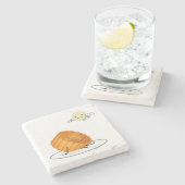 Monte San Giorgio Monte San Giorgio Steinuntersetzer (Seitenansicht)