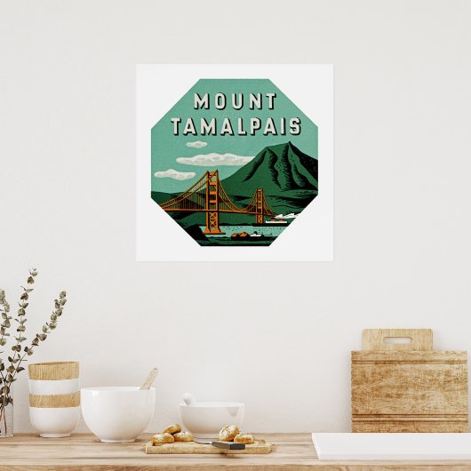 Monte Tamalpais Poster (Küche)