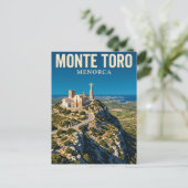 Monte Toro Spanien Postkarte (Stehend Vorderseite)