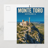 Monte Toro Spanien Postkarte (Vorne/Hinten)