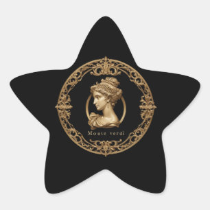 Monte Verdi Wein Quadratischer Aufkleber