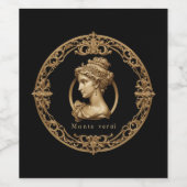 Monte Verdi Wein Weinetikett (Einzelnes Label)