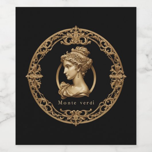 Monte Verdi Wein Weinetikett (Einzelnes Label)