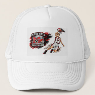 Monte Vista Basketball Anime Spieler Trucker Hut Truckerkappe