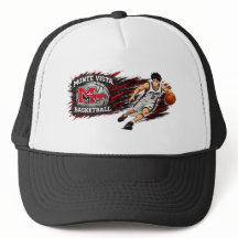 Monte Vista Basketball Anime Spieler Trucker Hut 