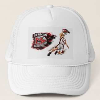 Monte Vista Basketball Anime Spieler Trucker Hut Truckerkappe