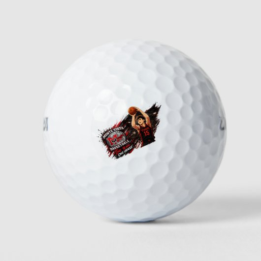 Monte Vista Basketball Golfball (Vorderseite)