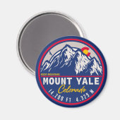 Monte Yale Colorado - 14er-Wanderung Magnet (Vorderseite/Rückseite)