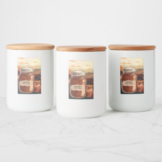 Montebello-Apple-Butter, benutzerdefinierbar Lebensmitteletikett (Flaschen)