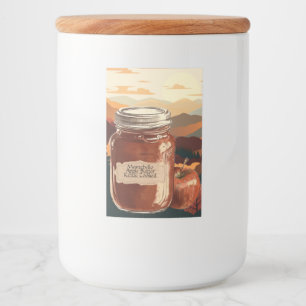 Montebello VA Blue Ridge Mountains Apfelbutter Lebensmitteletikett