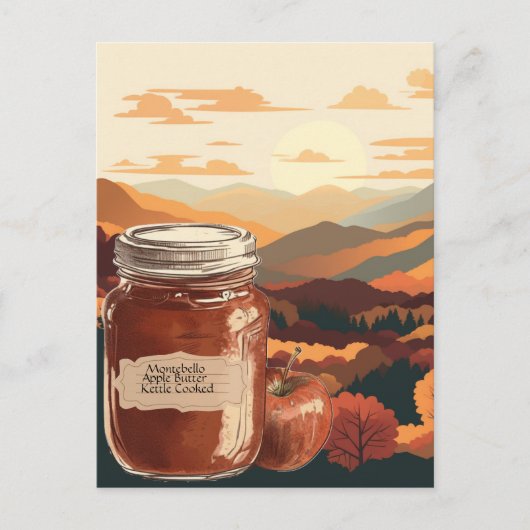 Montebello, Virginia Apple Butter anpassbar Postkarte (Vorderseite)