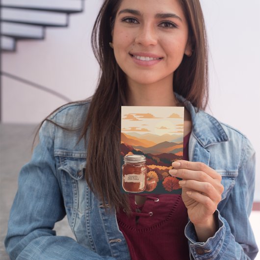 Montebello, Virginia Apple Butter anpassbar Postkarte