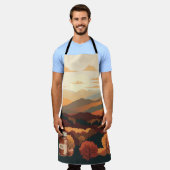 Montebello, Virginia Apple Butter anpassbar Schürze (Getragen)