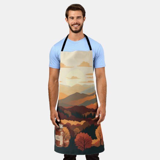 Montebello, Virginia Apple Butter anpassbar Schürze (Getragen)