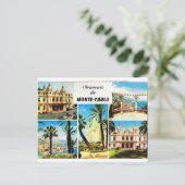 Montecarlo, frühe Multiview Postkarte (Stehend Vorderseite)