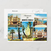 Montecarlo, frühe Multiview Postkarte (Vorne/Hinten)