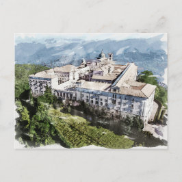 Montecassino Toskana Italien Historisches Kloster Postkarte