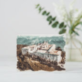 Montecassino Toskana Italien Historisches Kloster Postkarte (Stehend Vorderseite)