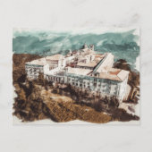 Montecassino Toskana Italien Historisches Kloster Postkarte (Vorderseite)