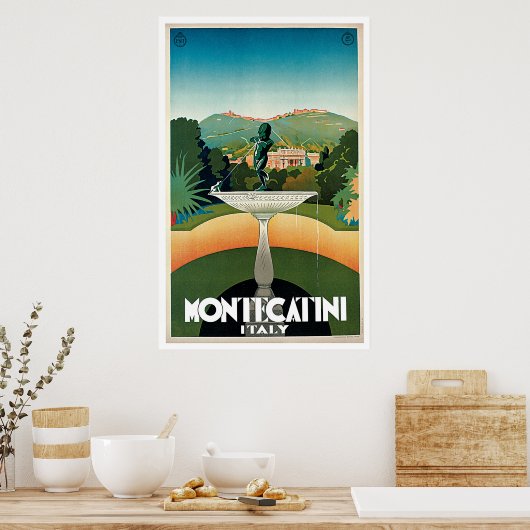 Montecatini Poster (Küche)