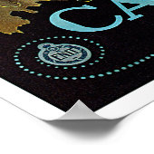 Montecatini Toskana Italien Vintage Poster (Ecke)